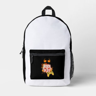 Sac À Dos Imprimé né pour jouer aux jeux