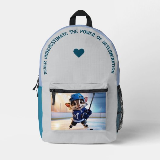 Sac À Dos Imprimé Ne sous-estimez jamais... (Recto)