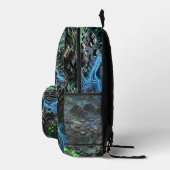 Sac À Dos Imprimé Neon Circuit Flow Backpack (Droite)