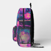 Sac À Dos Imprimé Neon, déesse Alien (Droite)