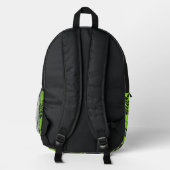 Sac À Dos Imprimé Neon Green Monster Truck Boys Monogram  (Verso)