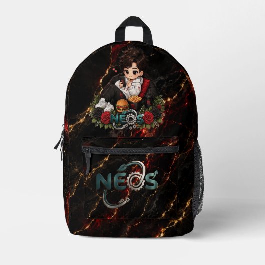 Sac À Dos Imprimé Neos Kawaii Zodiaque Scorpion (Recto)