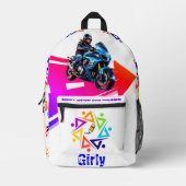 Sac À Dos Imprimé Next Stop: 3rd Grade! Girly's Ride (Recto)