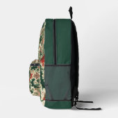 Sac À Dos Imprimé Noël et hiver verdoyants (Droite)