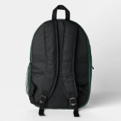 Sac À Dos Imprimé Noël et hiver verdoyants (Verso)