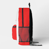 Sac À Dos Imprimé Noël scandinave Cheval Rocse Custom (Droite)