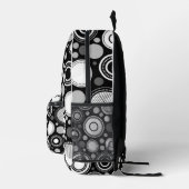 Sac À Dos Imprimé Noir et gris (Droite)