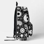 Sac À Dos Imprimé Noir et gris (Gauche)
