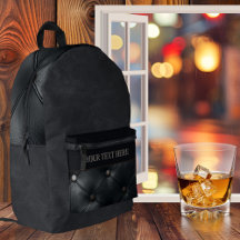 Noir Faux cuir classique