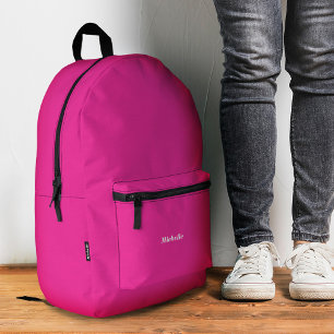 Sac À Dos Imprimé Nom de fille moderne rose néon stylé