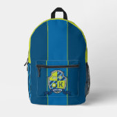 Sac À Dos Imprimé Nom de Kayden signifiant bande de crête d'ours ble (Recto)