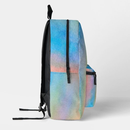 Sac À Dos Imprimé Nom de l'aquarelle arc-en-ciel (Gauche)
