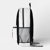 Sac À Dos Imprimé Nom de monogramme personnalisé Panier de golf (Droite)