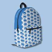 Sac À Dos Imprimé Nom de motif de crabe bleu