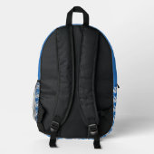 Sac À Dos Imprimé Nom de motif de crabe bleu (Verso)