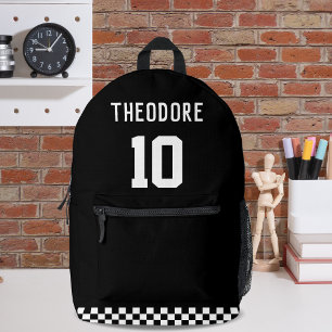 Sac À Dos Imprimé Nom et numéro du joueur personnalisé Sport
