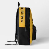 Sac À Dos Imprimé Nom, numéro et couleur personnalisés (Gauche)