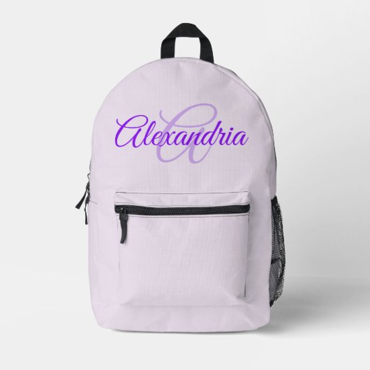 Sac À Dos Imprimé Nom personnalisé (Recto)