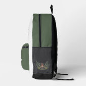 Sac À Dos Imprimé Nom personnalisé Camping (Droite)