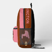 Sac À Dos Imprimé Nom personnalisé Crème glacée (Droite)