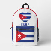 Sac À Dos Imprimé Nom personnalisé Cuba (Recto)