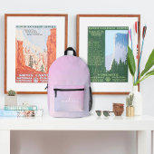 Sac À Dos Imprimé Nom personnalisé Cute Rose Rainbow