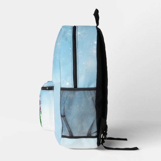 Sac À Dos Imprimé Nom personnalisé Funny Dinosaur, feuille 4e année (Droite)