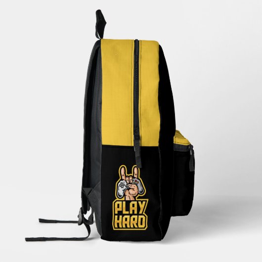 Sac À Dos Imprimé Nom personnalisé Gamer (Gauche)