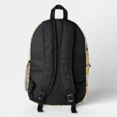 Sac À Dos Imprimé Nom personnalisé Jote Bumble Bees Honeypeb School  (Verso)