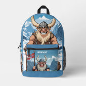 Sac À Dos Imprimé Nom personnalisé Norwegian Troll (Recto)