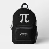 Sac À Dos Imprimé Nom personnalisé Pi (Recto)