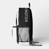 Sac À Dos Imprimé Nom personnalisé pingouins mignons (Droite)