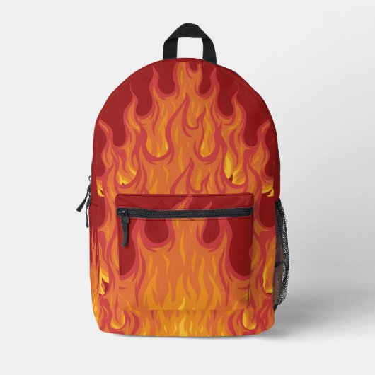 Sac À Dos Imprimé Nom personnalisé / Pompier de texte (Recto)