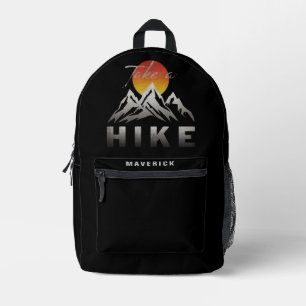 Sac À Dos Imprimé Nom personnalisé Take A Hike Camping Mountaineer