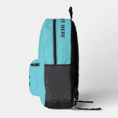 Sac À Dos Imprimé Nom personnalisé, Texte & Couleur Arts Martiaux (Droite)