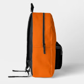 Sac À Dos Imprimé Nom personnel Solid Orange (Gauche)