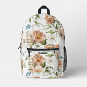 Sac À Dos Imprimé Nom sur l'aquarelle de l'art néerlandais (Recto)