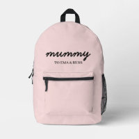 Noms de enfants modernes Maman Design Rose Pâle