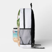 Sac À Dos Imprimé Noms de filles de plage tropicale mignons (Droite)