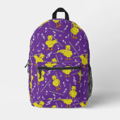 Sac À Dos Imprimé Notes de musique Flute Chick (Recto)