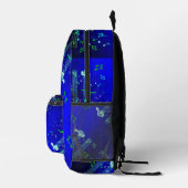 Sac À Dos Imprimé Notes musicales Bleu élégant (Droite)