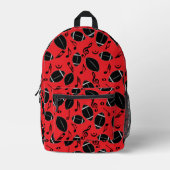 Sac À Dos Imprimé Notes musicales Footballs (Recto)