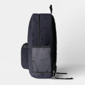 Sac À Dos Imprimé Notes musicales Ombre foncé (Droite)