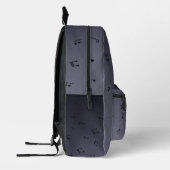Sac À Dos Imprimé Notes musicales Ombre foncé (Gauche)
