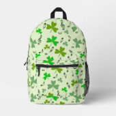 Sac À Dos Imprimé Notes musicales shamrocks (Recto)