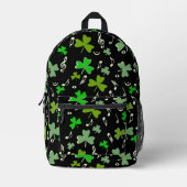 Sac À Dos Imprimé Notes musicales shamrocks (Recto)