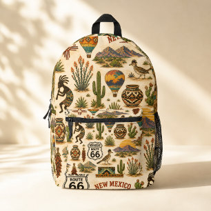 Sac À Dos Imprimé Nouveau-Mexique Route 66 Desert Trek