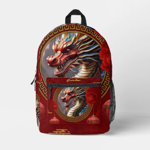 Sac À Dos Imprimé Nouvelle année de dragon chinois
