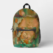 Sac À Dos Imprimé Nuances de la Terre (Recto)