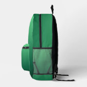 Sac À Dos Imprimé Nuances de vert émeraude (Droite)